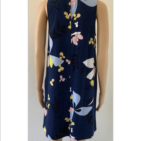 A New Day  Casual dress women’s, Sz  XS, Navy Floral, pockets - Picture 7 of 12